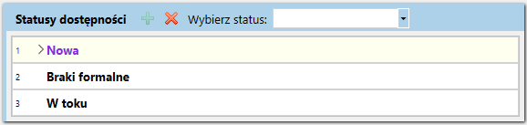 kind statuses settings