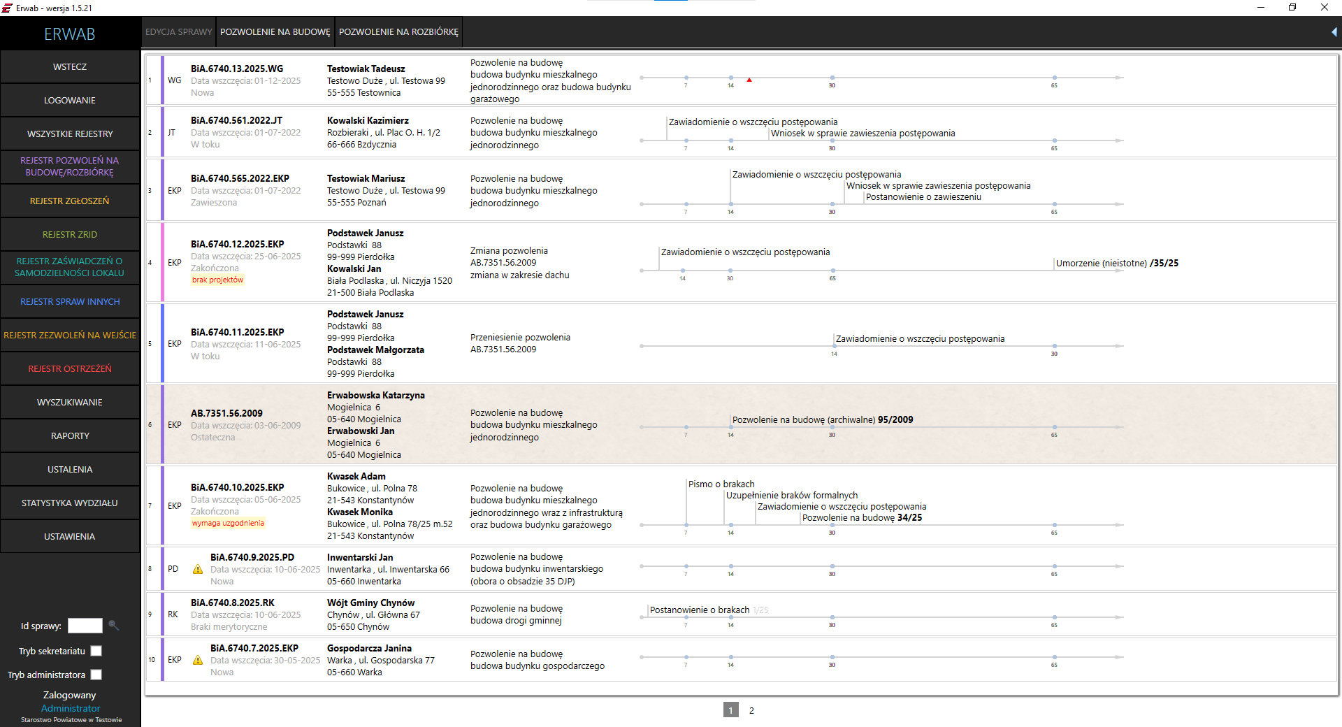 matter list window