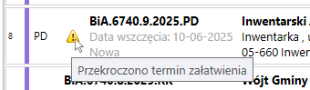 warning